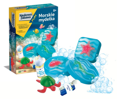 NAUKOWA ZABAWA: Morskie Mydełka CLEMENTONI 50709