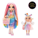 RAINBOW HIGH LITTLES Lalka OPAL RAINE + ZWIERZĄTKO Mała Ruchoma Lalka MGA 531203EUC