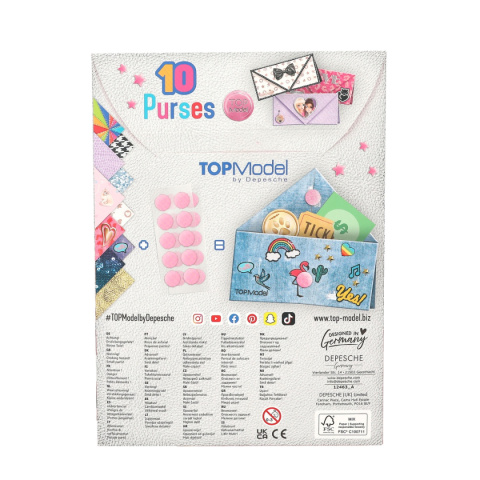 Zestaw TOP MODEL DIY Portfelik DEPESCHE 12463 Zestaw TOP MODEL DIY Portfelik DEPESCHE 12463