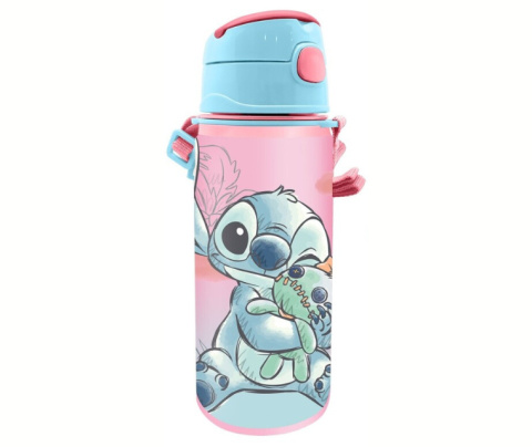 Bidon do picia Aluminiowy LILO & STITCH 600ml z paskiem KIDS ST00055