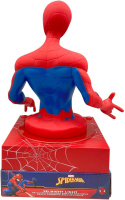 Lampka Nocna 3D SPIDERMAN Budzik Zegar Czas Data KIDS SPD3621