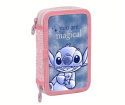 Piórnik STITCH  Podwójny z wyposażeniem KIDS ST00024