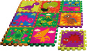 Puzzle Podłogowe Piankowe CRAZY DINO 90cm 9el. KIDS KL11171