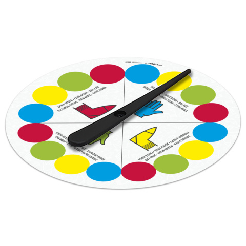 Gra zręcznościowa TWISTER Klasyczna HASBRO 98831 Gra zręcznościowa TWISTER Klasyczna HASBRO 98831