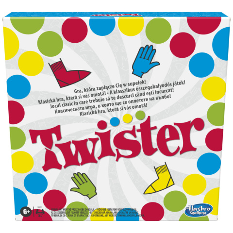 Gra zręcznościowa TWISTER Klasyczna HASBRO 98831 Gra zręcznościowa TWISTER Klasyczna HASBRO 98831