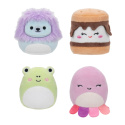 SQUISHMALLOWS MICROMALLOWS Zestaw PLUSZAKI Maskotka 4pak JAZWARES SQMM0005