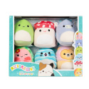 SQUISHMALLOWS MICROMALLOWS Zestaw PLUSZAKI Maskotka 6pak JAZWARES SQMM0010