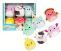 SQUISHMALLOWS MICROMALLOWS Zestaw PLUSZAKI Maskotka 6pak JAZWARES SQMM0011