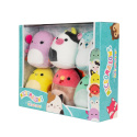 SQUISHMALLOWS MICROMALLOWS Zestaw PLUSZAKI Maskotka 6pak JAZWARES SQMM0011