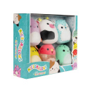 SQUISHMALLOWS MICROMALLOWS Zestaw PLUSZAKI Maskotka 6pak JAZWARES SQMM0011