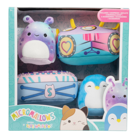 SQUISHMALLOWS MICROMALLOWS Zestaw PLUSZAKI Z AKCESORIAMI Maskotka 2pack JAZWARES SQMM0016 SQUISHMALLOWS MICROMALLOWS Zestaw PLUSZAKI Z AKCESORIAMI Maskotka 2pack JAZWARES SQMM0016