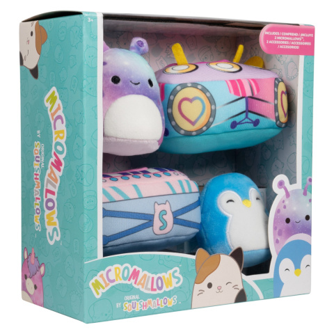 SQUISHMALLOWS MICROMALLOWS Zestaw PLUSZAKI Z AKCESORIAMI Maskotka 2pack JAZWARES SQMM0016 SQUISHMALLOWS MICROMALLOWS Zestaw PLUSZAKI Z AKCESORIAMI Maskotka 2pack JAZWARES SQMM0016