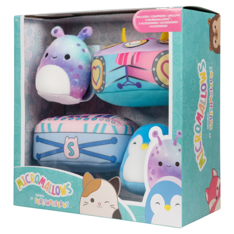 SQUISHMALLOWS MICROMALLOWS Zestaw PLUSZAKI Z AKCESORIAMI Maskotka 2pack JAZWARES SQMM0016 SQUISHMALLOWS MICROMALLOWS Zestaw PLUSZAKI Z AKCESORIAMI Maskotka 2pack JAZWARES SQMM0016