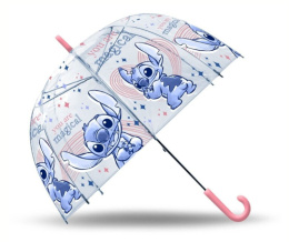 Parasol transparentny STITCH śr. 70cm dla dzieci KIDS D07153MC