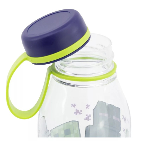 Butelka sportowa z zakrętką MINECRAFT Butelka do picia dla dzieci 650ml STOR 40483 Butelka sportowa z zakrętką MINECRAFT Butelka do picia dla dzieci 650ml STOR 40483