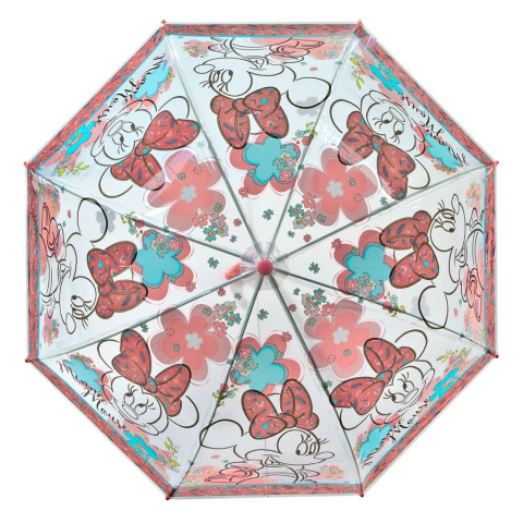 Parasol transparentny MYSZKA MINNIE MOUSE śr. 69cm dla dzieci UNDERCOVER MIUX7202 Parasol transparentny MYSZKA MINNIE MOUSE śr. 69cm dla dzieci UNDERCOVER MIUX7202
