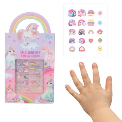 Naklejki samoprzylepne na Paznokcie JEDNOROŻEC UNICORN YLVI dla dzieci 1szt. DEPESCHE 13258 Naklejki samoprzylepne na Paznokcie JEDNOROŻEC UNICORN YLVI dla dzieci 1szt. DEPESCHE 13258