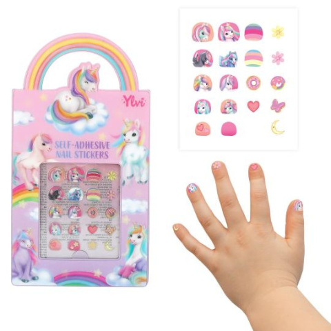 Naklejki samoprzylepne na Paznokcie JEDNOROŻEC UNICORN YLVI dla dzieci 1szt. DEPESCHE 13258 Naklejki samoprzylepne na Paznokcie JEDNOROŻEC UNICORN YLVI dla dzieci 1szt. DEPESCHE 13258