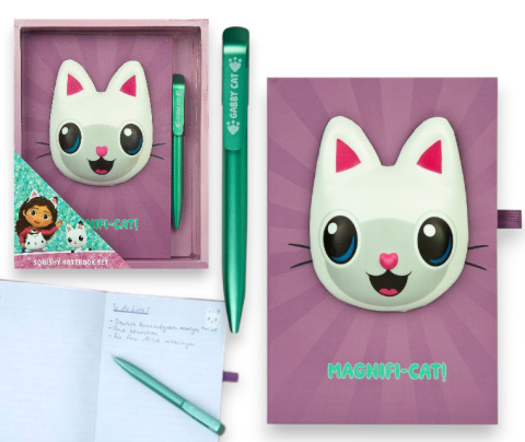 Notatnik Squishy KOCI DOMEK GABI Notes + Długopis UNDERCOVER GABY2145 Notatnik Squishy KOCI DOMEK GABI Notes + Długopis UNDERCOVER GABY2145