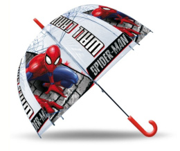 Parasol transparentny SPIDERMAN śr. 70cm dla dzieci KIDS SP50024