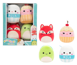 SQUISHMALLOWS MICROMALLOWS Zestaw PLUSZAKI Maskotka 4pak JAZWARES SQMM0007