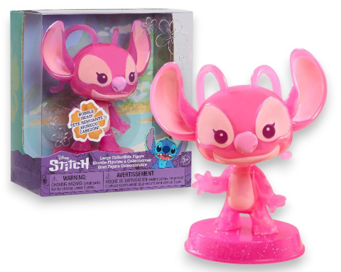 STITCH Figurka ANGEL Kiwająca Głowa 12cm Figurka Kolekcjonerska JUST PLAY 46316