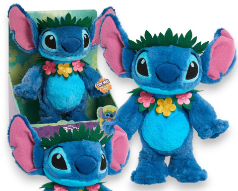 STITCH Interaktywna Maskotka STITCH ZATAŃCZ ZE MNĄ Duży Pluszak JUST PLAY 30283