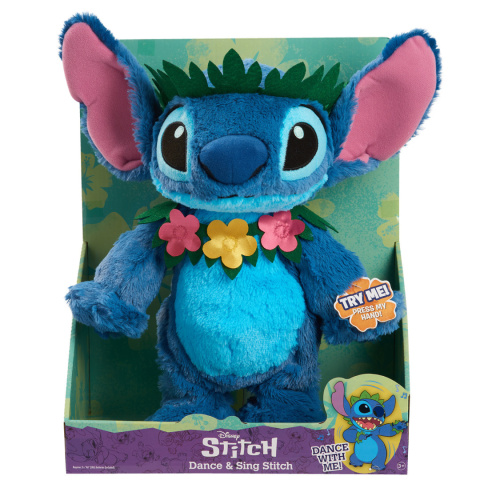 STITCH Interaktywna Maskotka STITCH ZATAŃCZ ZE MNĄ Duży Pluszak JUST PLAY 30283 STITCH Interaktywna Maskotka STITCH ZATAŃCZ ZE MNĄ Duży Pluszak JUST PLAY 30283