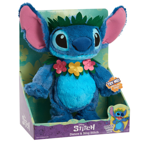 STITCH Interaktywna Maskotka STITCH ZATAŃCZ ZE MNĄ Duży Pluszak JUST PLAY 30283 STITCH Interaktywna Maskotka STITCH ZATAŃCZ ZE MNĄ Duży Pluszak JUST PLAY 30283