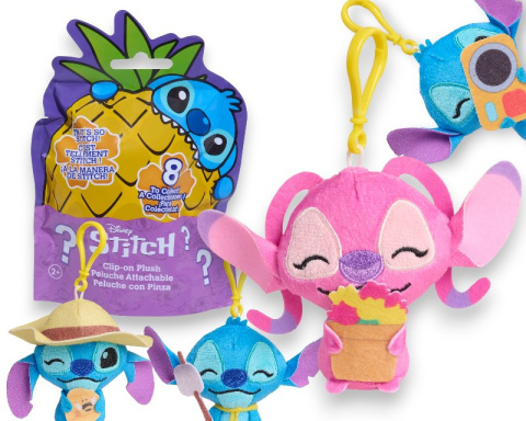 STITCH Saszetka Niespodzianka Brelok STITCH Maskotka 1szt. JUST PLAY 11389